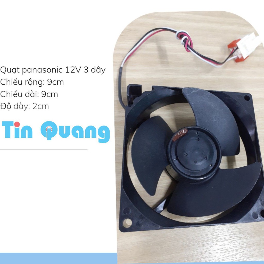 Quạt tủ lạnh panasonic 8v 12v
