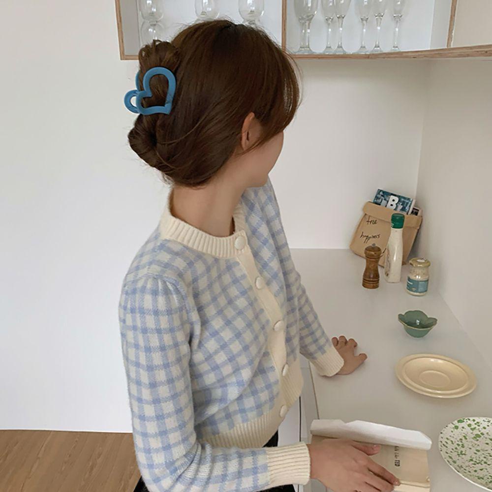 Kẹp Tóc Càng Cua Bằng Acrylic Màu Sắc Ngọt Ngào Cho Nữ