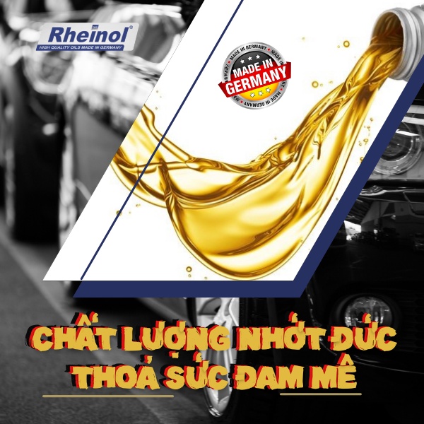 Dầu Nhớt ô tô Rheinol Synergie Racing Double Ester 5W40 - Hàng nhập khẩu cao cấp Đức 1L