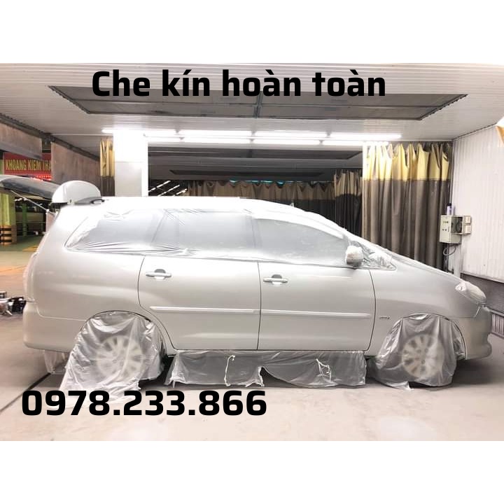 [Xả Kho] Màng bọc nilon che chắn sơn phủ ô tô, sơn nội thất, sơn tường, rộng 30cm dài 20m (kéo rộng tối đa đến 30cm)