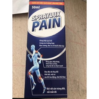 Xịt giảm đau xương khớp SPRAYLUX PAIN 50 ml
