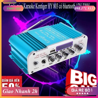 Amly ôtô mini, Ampli 12v karaoke bluetooth, Amply mini, Âm thanh bluetooth, Amly mini Karaoke Kentiger HY 803