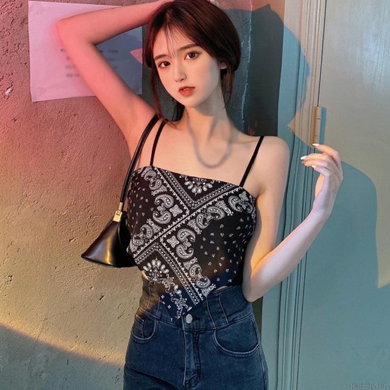 Áo Lửng Hai Dây Gợi Cảm Cho Nữ | BigBuy360 - bigbuy360.vn