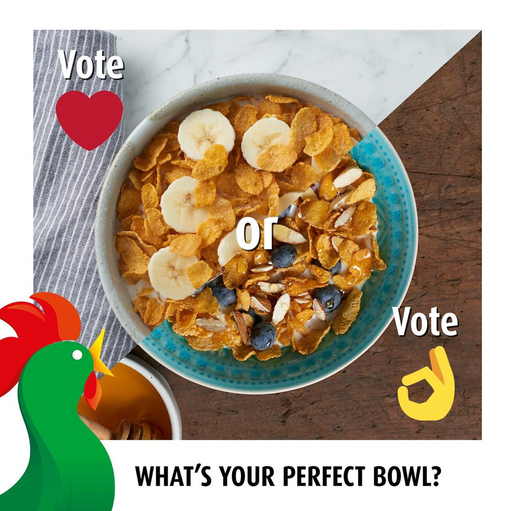 NGŨ CỐC DINH DƯỠNG CHUỐI VÀ BẮP HIỆU KELLOGG'S 180G NK THÁI LAN - ÂU CHÂU SHOP