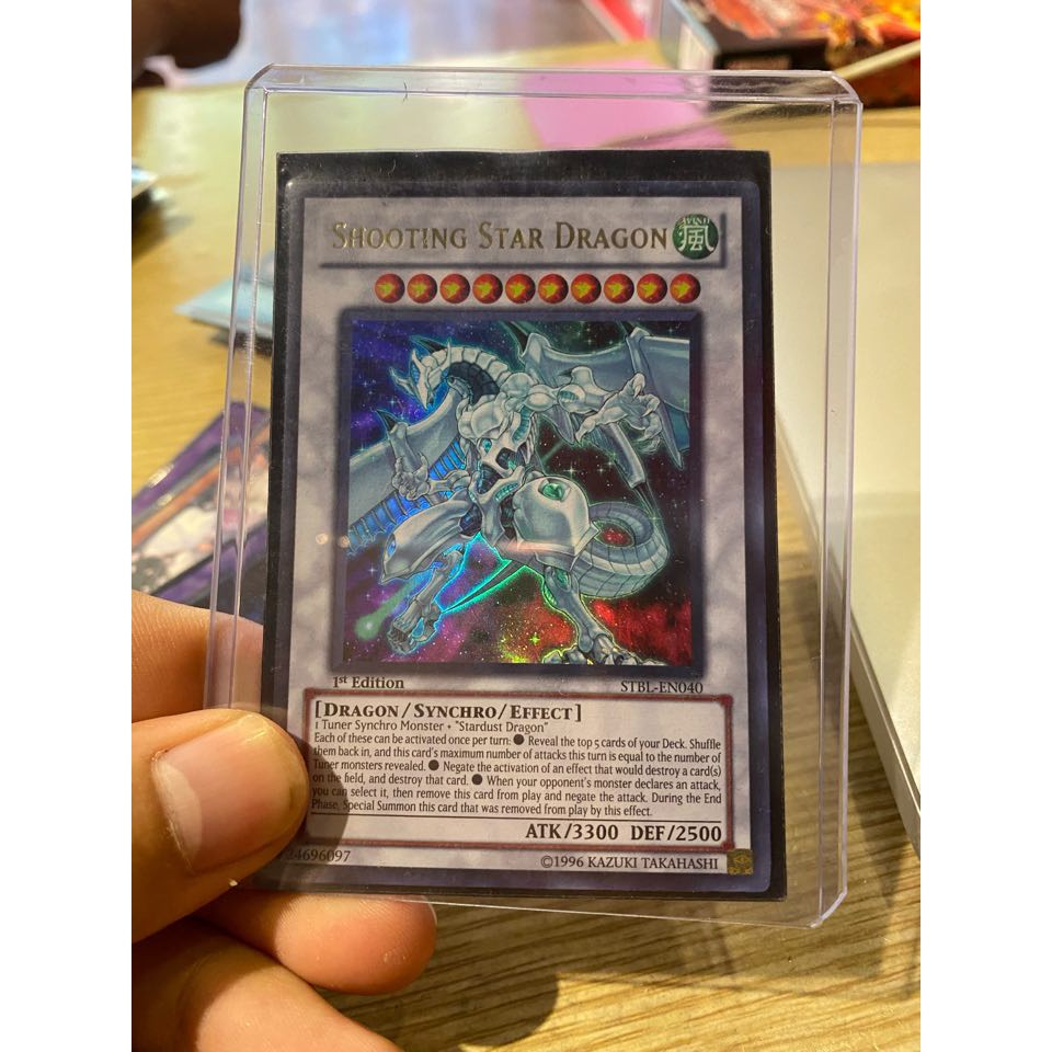 Lá bài thẻ bài Yugioh Shooting Star Dragon - Ultra Rare - Tặng bọc bài nhựa bảo quản
