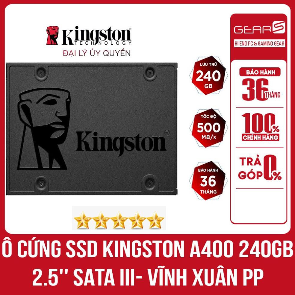 Ổ cứng SSD Kingston A400 120GB - 240GB - Vĩnh xuân phân phối chính thức