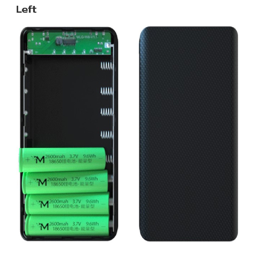 Hộp Sạc Pin Hai Cổng USB Le 8 X 18650 DIY Ốp