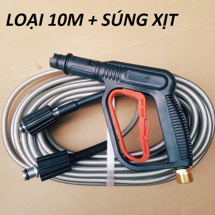 dây rửa xe 10M,15M,20M và súng xịt ❤️FREESHIP❤️ (sung cò đỏ + dây rửa xe 22mm)