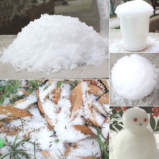 Bông tuyết nhân tạo - hạt nở Slime mây - Snow magic để trang trí Noel, cây cảnh Tết