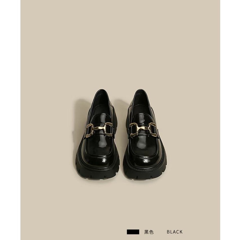 Giày Lười Da Đế Dày Thời Trang 2022 Dành Cho Nữ