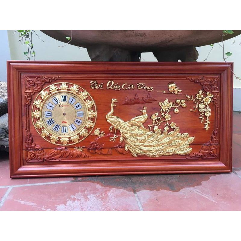 Đồng hồ gỗ hương kt 41/81/3