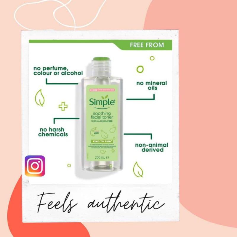 Toner 💖FREESHIP💖 Toner Simple Sáng Da Ngừa Mụn