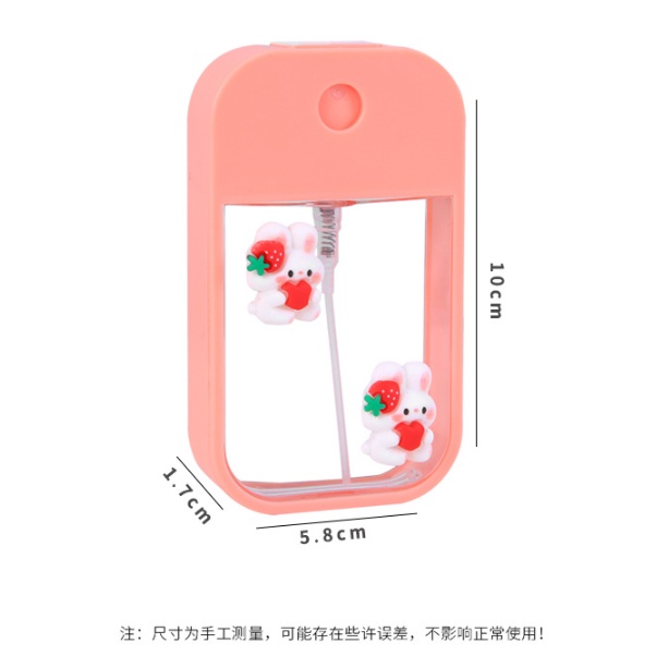 Chai Chiết Nước Hoa Du Lịch Dạng Xịt Bằng Silicone Kèm Móc Treo Phong Cách Nhật Bản Dễ Thương Thời Trang