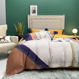 Set chăn ga gối lụa 100s “Mã đáo thành công”