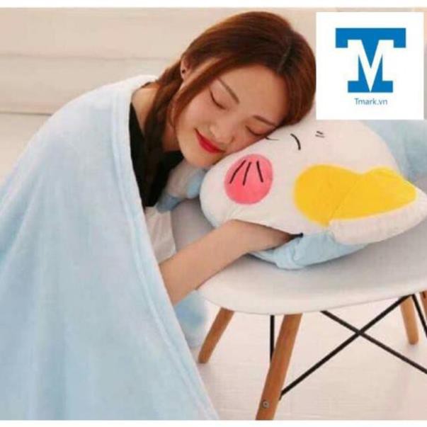 Bộ chăn gối ngủ văn phòng 3 in 1