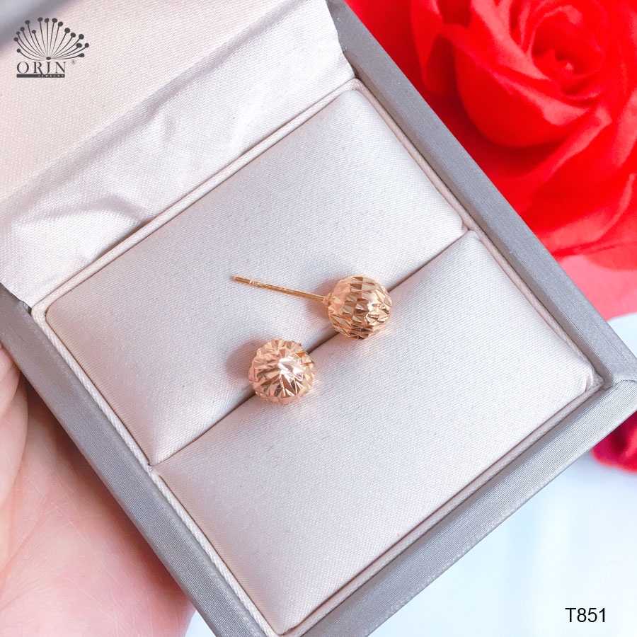 Bông tai bi màu 18 thiết kế cao cấp Orin T851