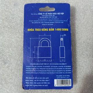 Khóa treo đồng Việt Tiệp 4P