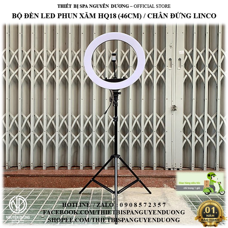 Đèn Led Phun Xăm, Livestreams HQ-18&quot; hoặc RL-18&quot; 46cm