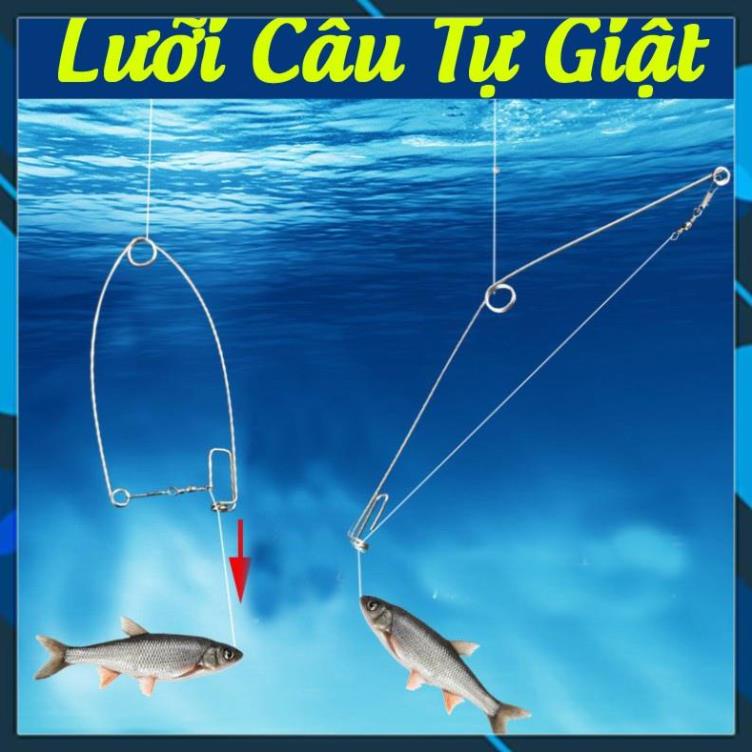 [Chất Lượng] Lưỡi Câu Cá Tự Giật Khi Cá Cắn Câu Cao Cấp