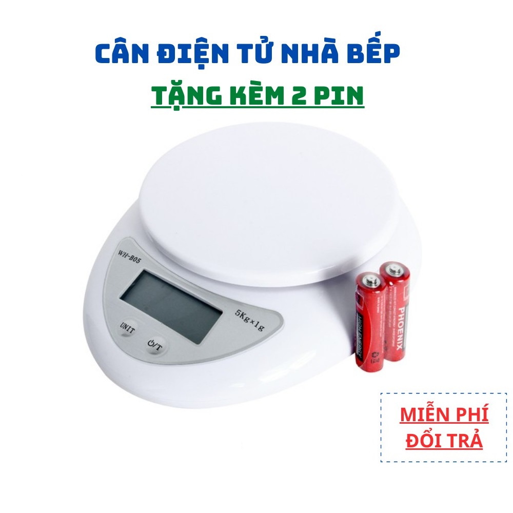 Cân tiểu ly điện tử nhà bếp mini đa năng 5kg - T2K Max