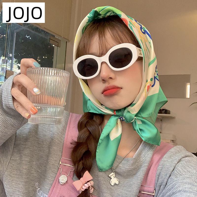 Khăn Choàng Cổ Chống Nắng In Họa Tiết Hoa Phong Cách Hàn Quốc Dễ Thương Thời Trang Mùa Hè