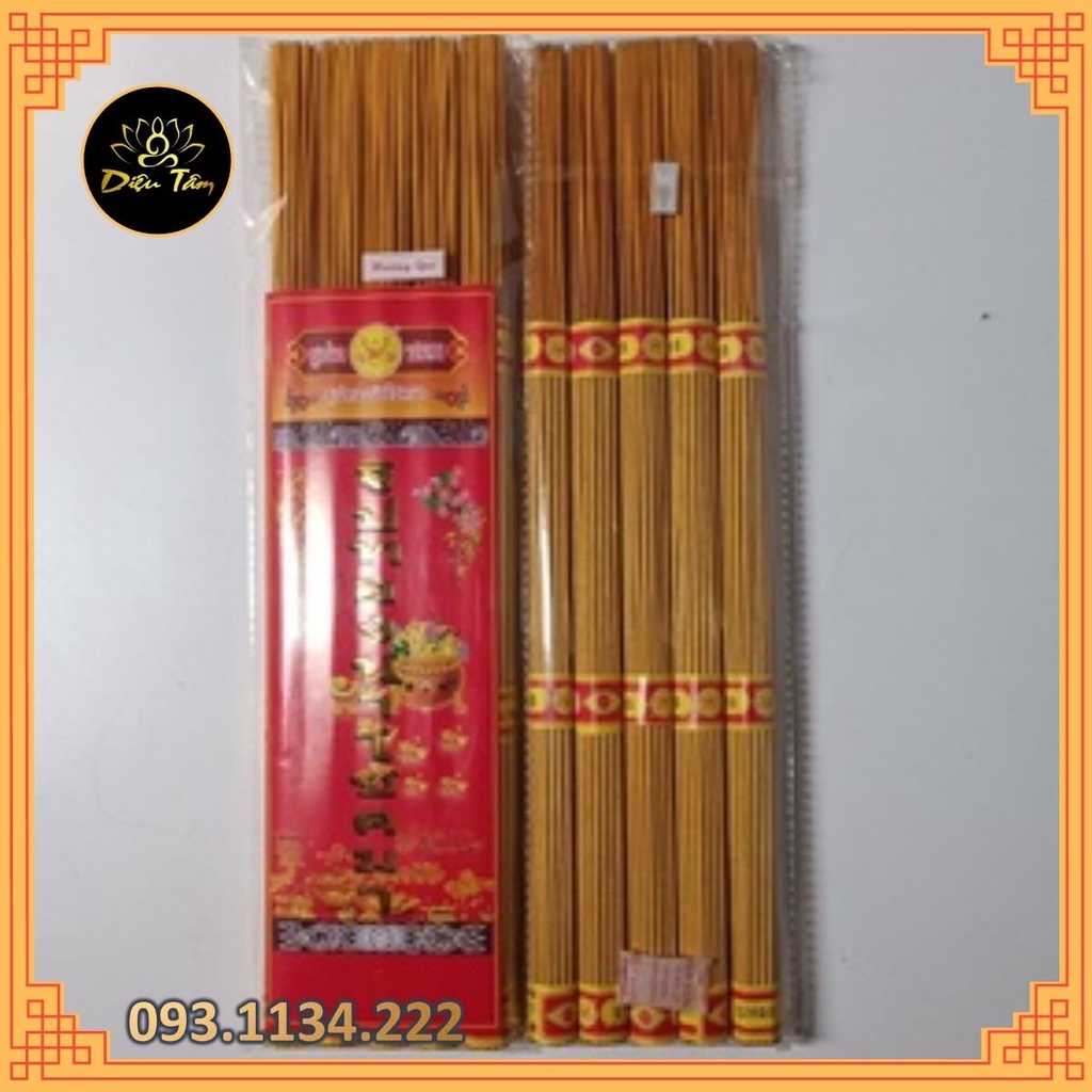 Nhang thần tài 185 nén hương quế sạch ít khói cuộn tàn tài lộc hình đồng xu , đồ thờ cúng thần tài