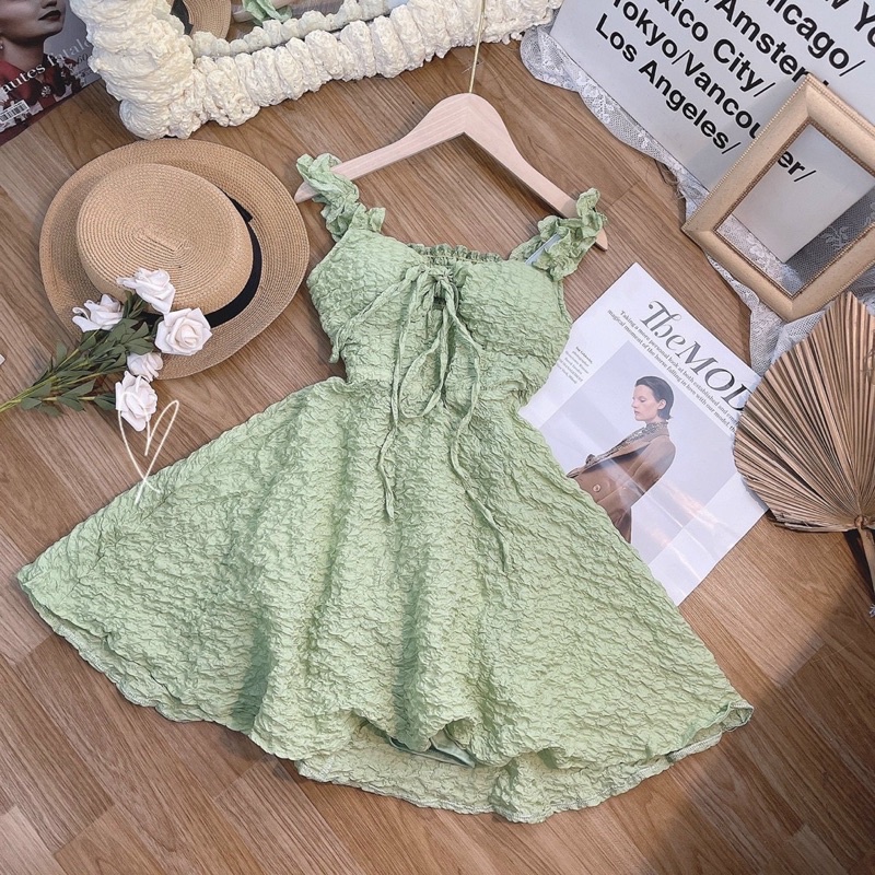 đầm xốp bơ 2dây