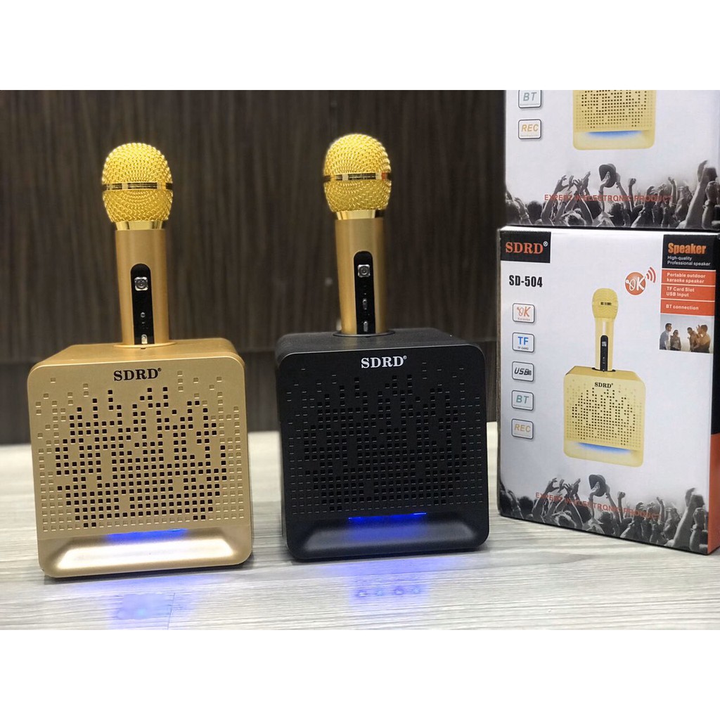 Loa Karaoke Bluetooth SDRD - 504 KÈM 1 MIC - Huco Việt Nam