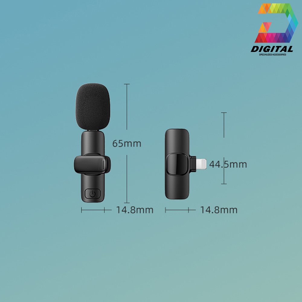 Bộ 2 Micro Thu Âm Remax K03 Không Dây Cài Áo Hỗ Trợ LiveStream, Quay Video Chính Hãng