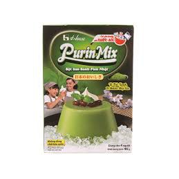 Bột làm flan trà xanh Vị sữa hiệu Purinmix 46g