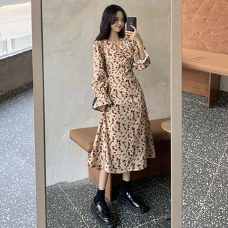 Đầm Xinh Phong Cách Retro Thời Trang Thanh Lịch cho nữ