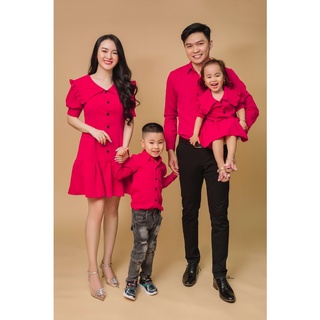 Đồ Gia Đình Chụp Hình-Set Gia Đình Đi Tiệc-Váy Áo Mẹ Và Bé (Famawa) Fullsize từ 7-100kgs