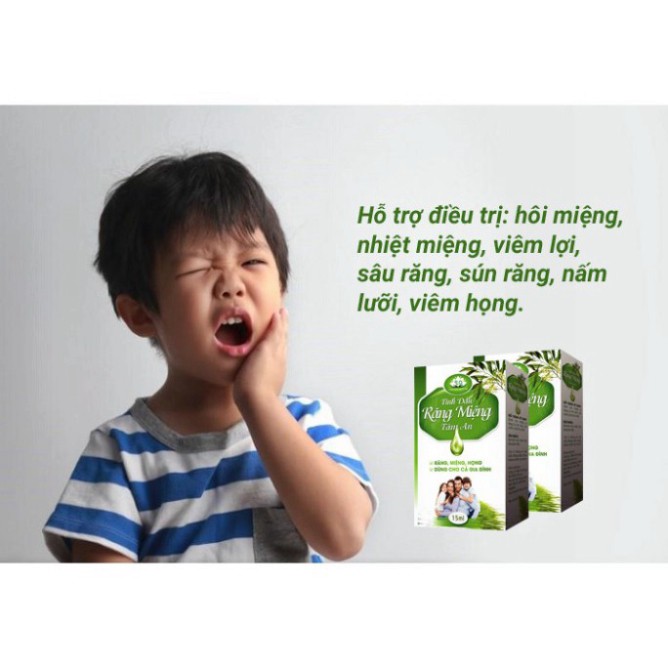 Tinh Dầu Sâu Răng Hôi Miệng Viêm Họng Hạt Viêm Amidan Tâm An