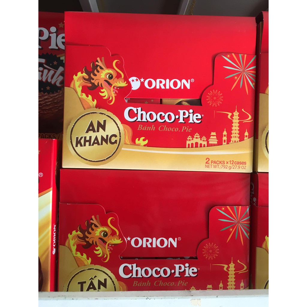 Lốc 12 Hộp Bánh Choco-Pie 792g ( 2 chiếc x12 hộp/ lốc)