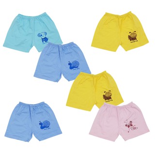 COMBO 4 quần đùi sơ sinh cotton 100%
