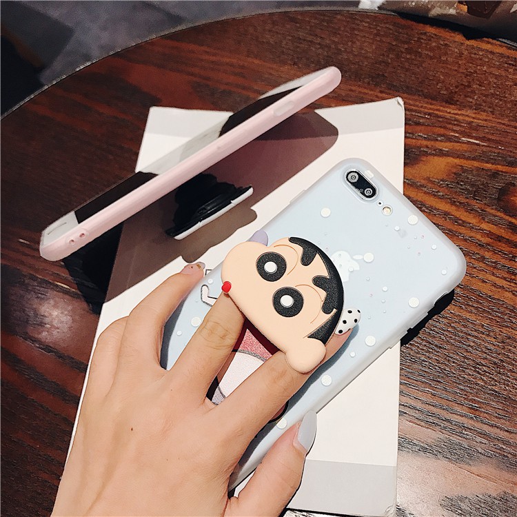 [ IPHONE ] Ốp Lưng Silicon Shin Maruko - Kèm Phụ Kiện - B050 | BigBuy360 - bigbuy360.vn