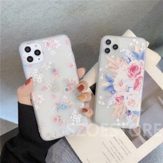Ốp điện thoại silicone mềm hình hoa mẫu đơn cho OPPO RENO3 PRO A31 RENO 2 A9 2020 A5 2020 K5 K3 F11 F11 PRO A7
