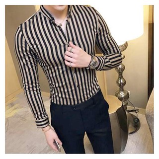 Áo sơ mi - Áo sơ mi nam đẹp - Chất liệu lụa mềm mịn, thoáng mát, kiểu dáng slimfit trẻ trung, thanh lịch, tôn dáng