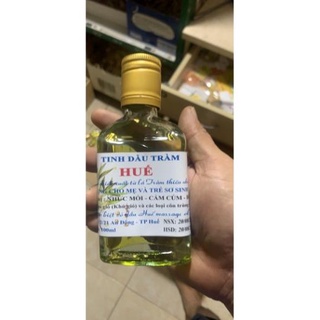 Tinh dầu tràm Huế nguyên chất 100ml - chai dầy