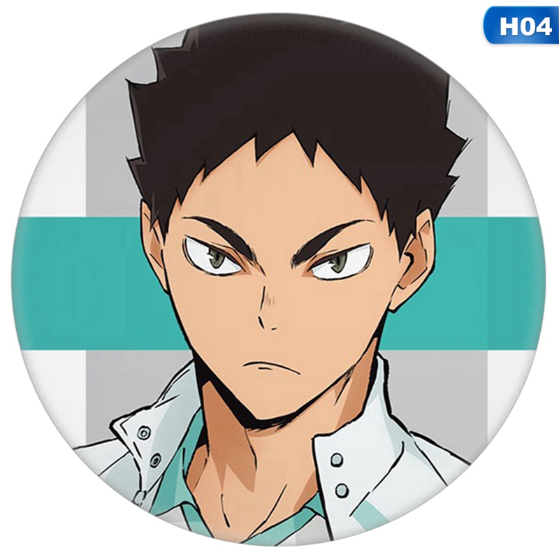 Ghim Cài Áo Hình Nhân Vật Hoạt Hình Haikyuu Cá Tính Brh5831