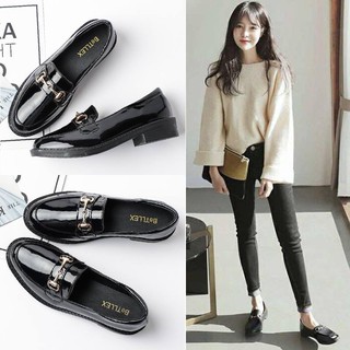 Giầy da nữ phong cách châu âu