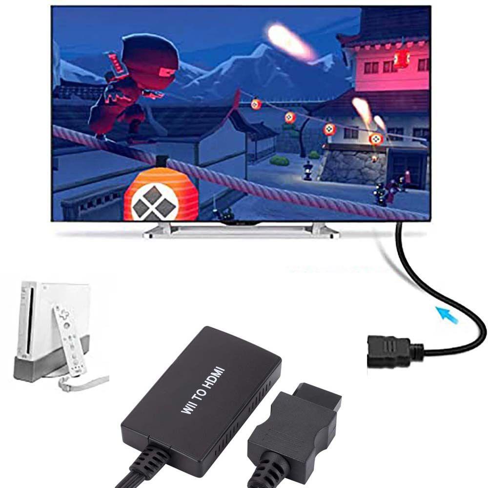 [COD] Đầu Chuyển Đổi Wii Sang HDMI 3.5mm 1080P Cho Màn Hình Máy Tính HDTV WII2