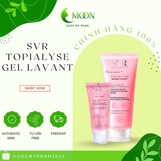 SỮA RỬA MẶT SVR DẠNG GEL CHO DA KHÔ MÀU HỒNG SVR TOPIALYSE GEL LAVANT