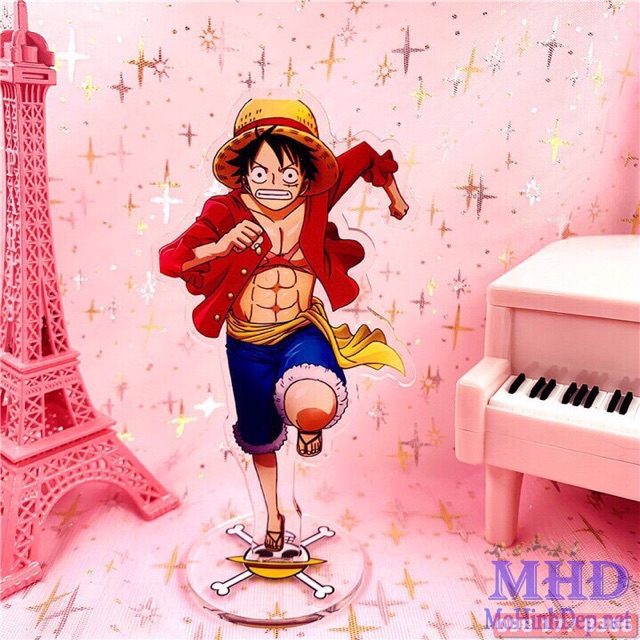 Tượng mô hình anime one piece, Standee để bàn lufy one piece