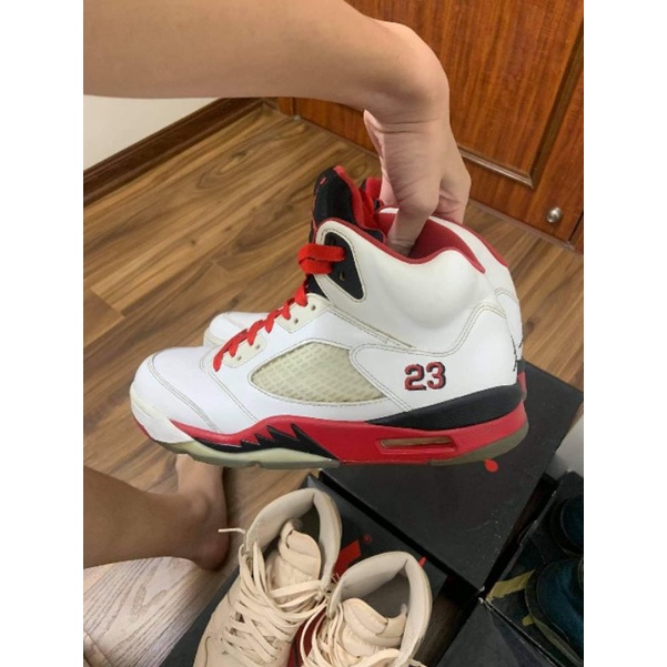Jordan5 firered fullbox size 42
