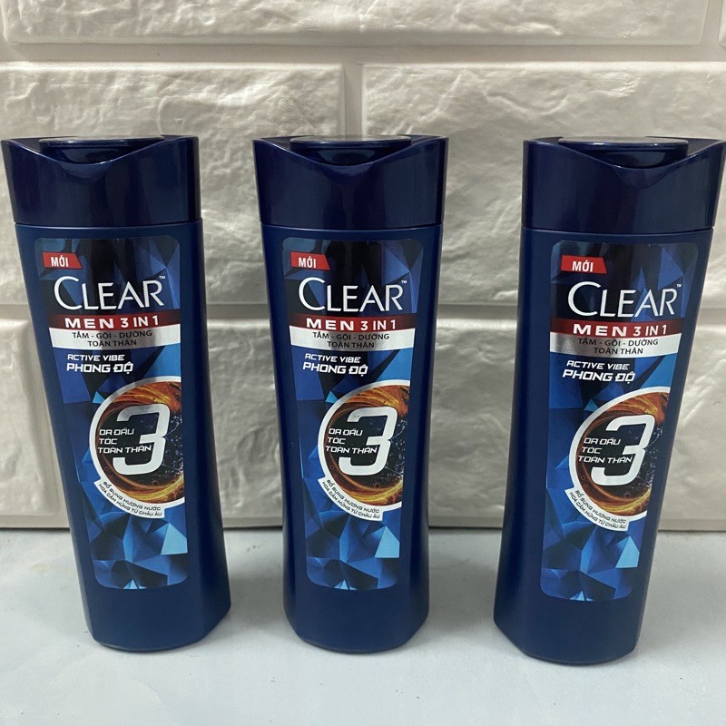 dầu gội clear men 70g
