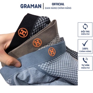COMBO 3 Quần Lót Nam đường may cao cấp Graman, quần lót nam, quần sịp nam dạng boxer,