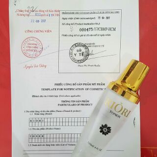 Nước hoa hồng riori. hàn quốc