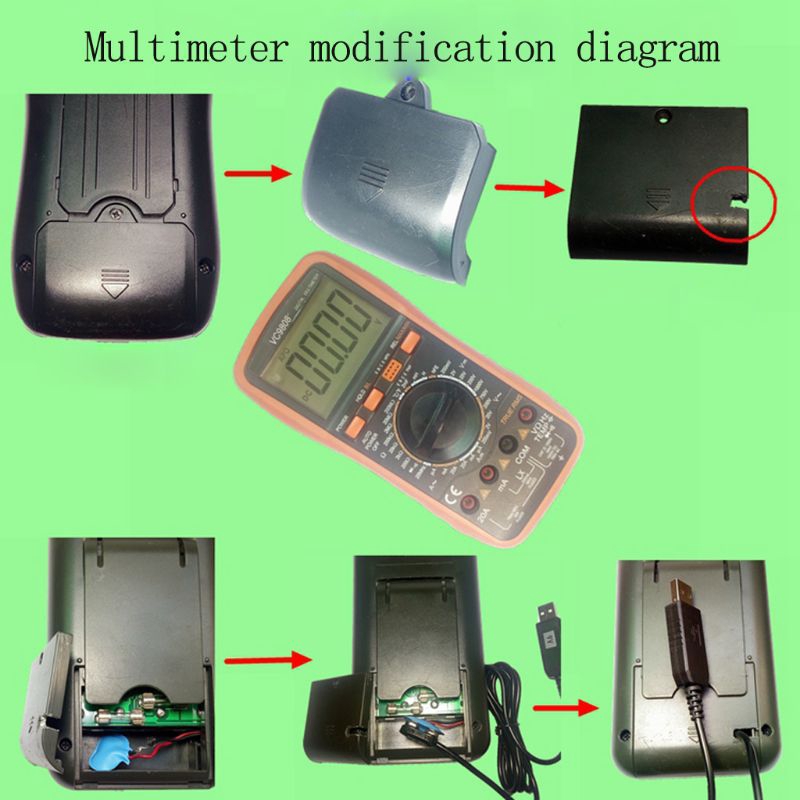 Dây cáp cấp nguồn pin 9V USB 5V thành 9V đa năng cho micro