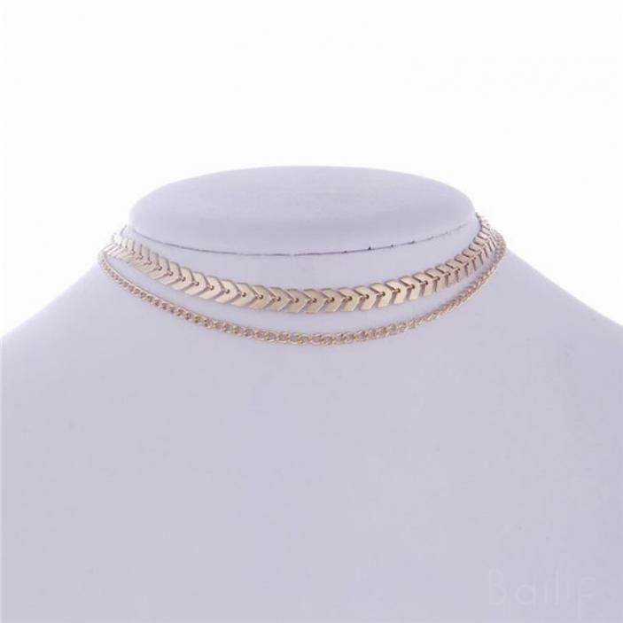 Vòng cổ choker cá 2 tầng
